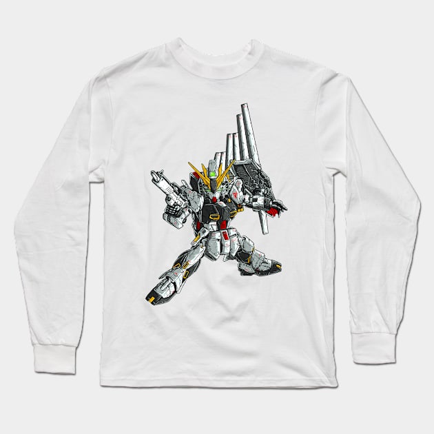 NU gundam Long Sleeve T-Shirt by VisualNoise